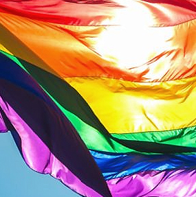 image of a rainbow flag